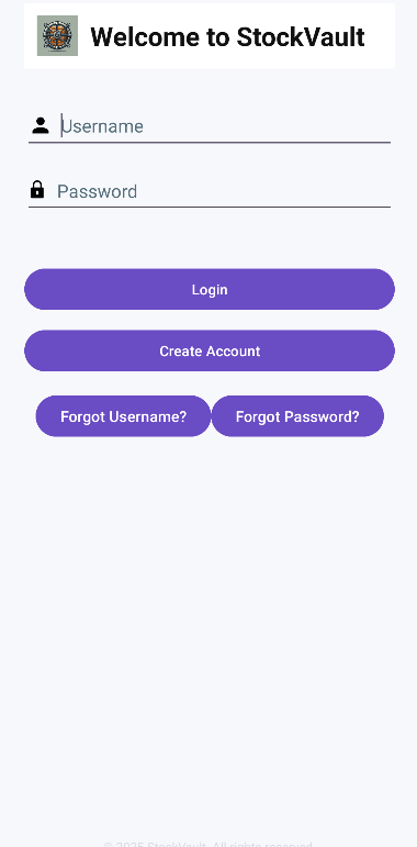 Login Screen